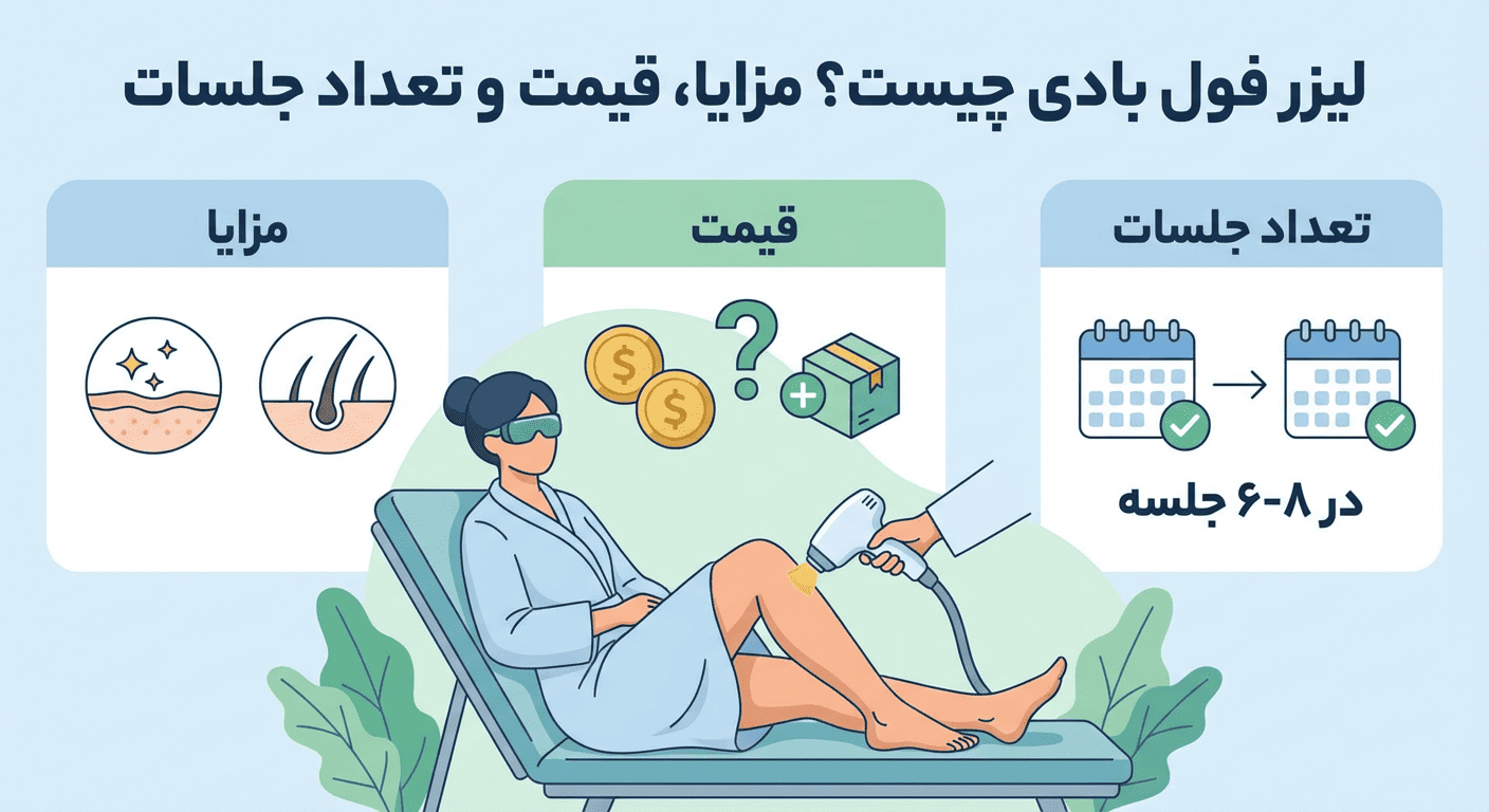 یه تصویر شاخص برای مقاله لیزر فول بادی چیست؟ مزایا، قیمت و تعداد جلسات