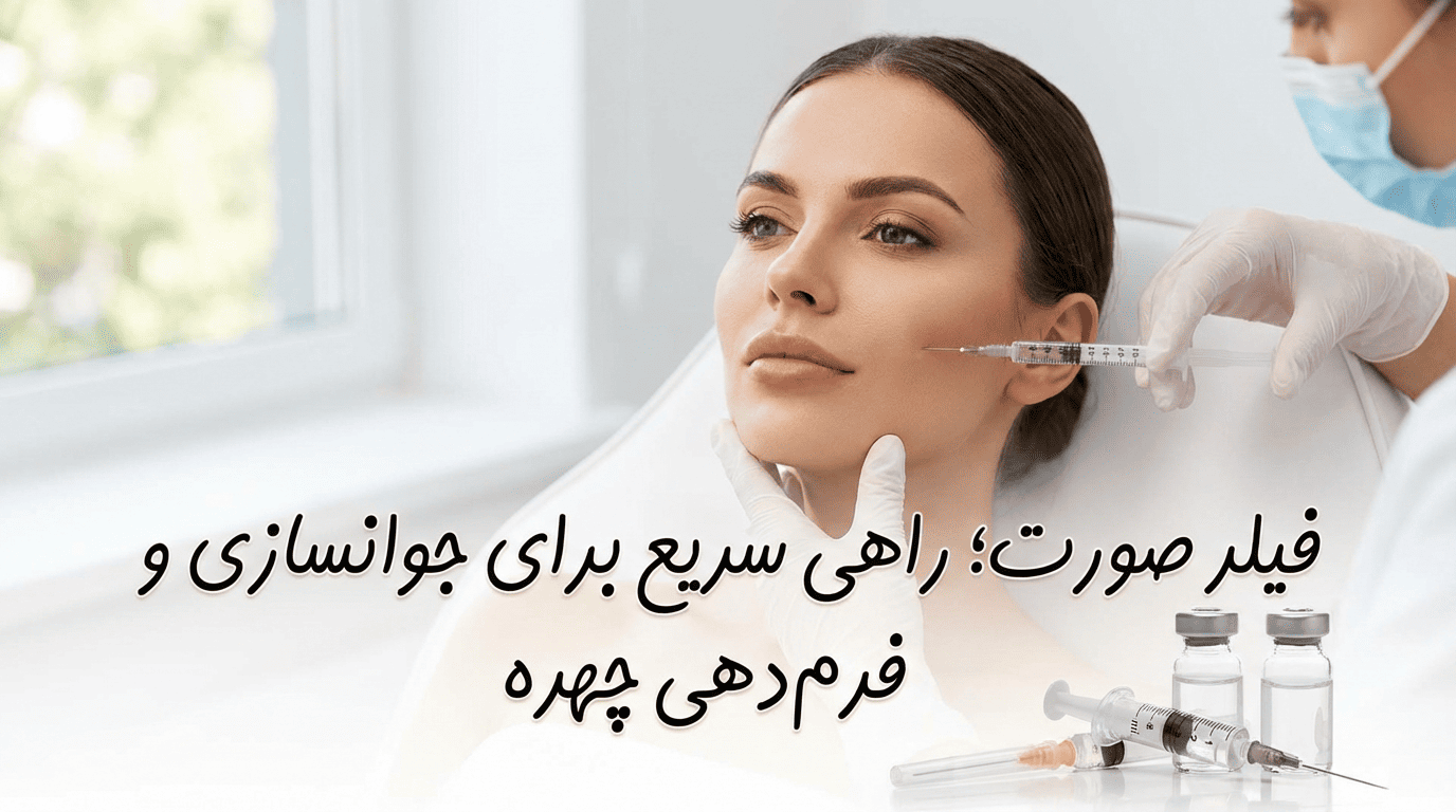 فیلر صورت؛ راهی سریع برای جوانسازی و فرم‌دهی چهره