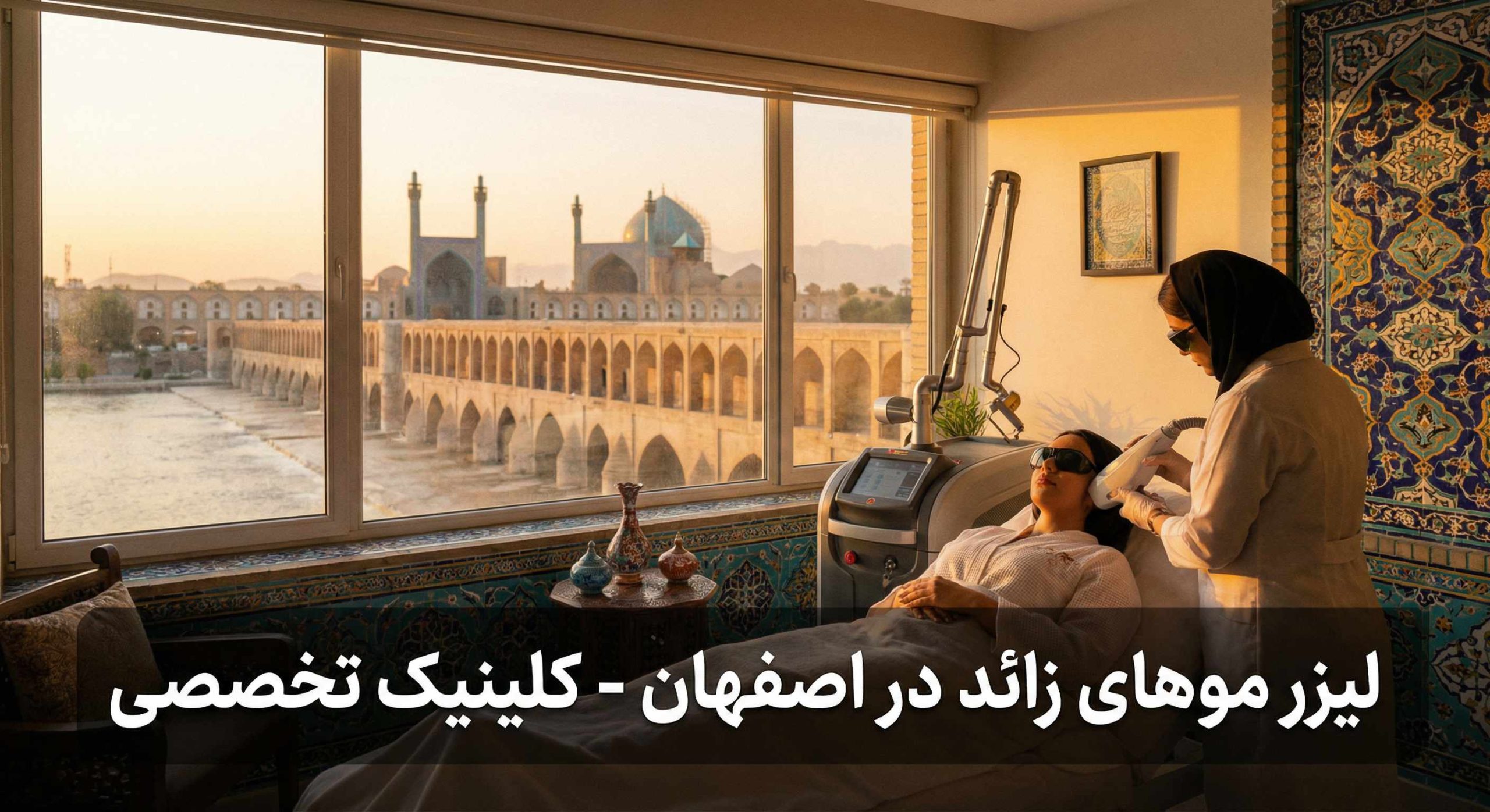 لیزر موهای زائد در اصفهان: صفر تا صد انتخاب کلینیک، دستگاه، تعداد جلسات و مراقبت ها