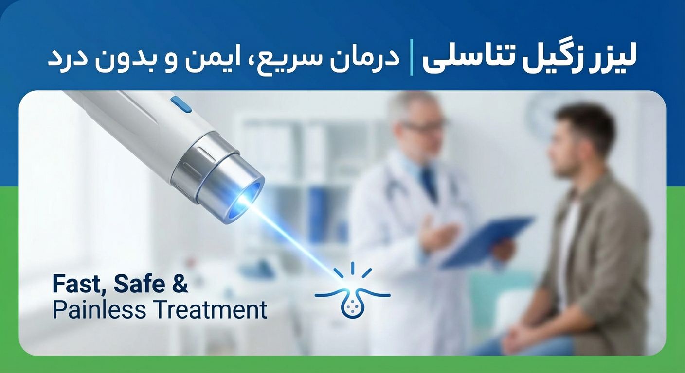 لیزر زگیل تناسلی | درمان سریع، ایمن و بدون درد