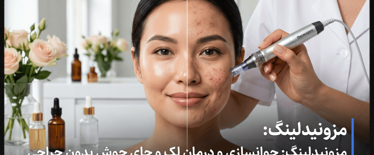 تصویر شاخص برای مقاله مزونیدلینگ چیست؟ جوانسازی و درمان لک و جای جوش بدون جراحی