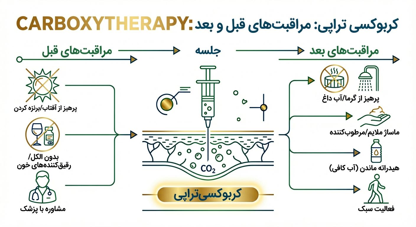 مراقبتهای قبل از انجام کربوکسی تراپی