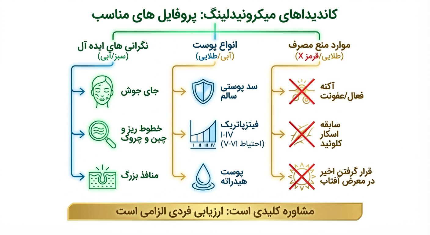 کسانی کاندیدای مناسب میکرونیدلینگ هستند