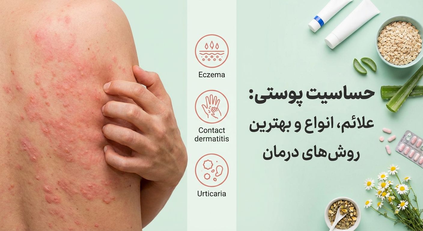 حساسیت پوستی چیست؟ علائم، انواع و بهترین روشهای درمان