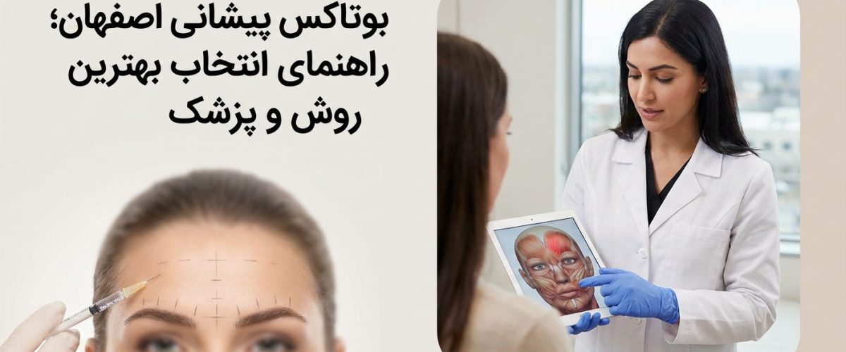بوتاکس پیشانی اصفهان؛ راهنمای انتخاب بهترین روش، پزشک و مراقبت‌ها