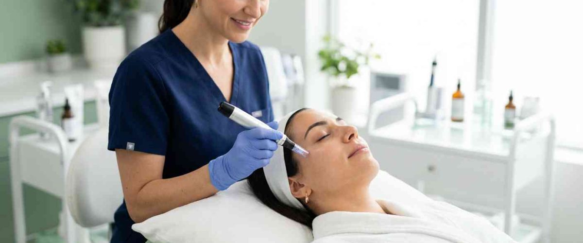 میکرونیدلینگ صورت برای جوانسازی پوست در مطب دکتر ساقی فاطمی اصفهان